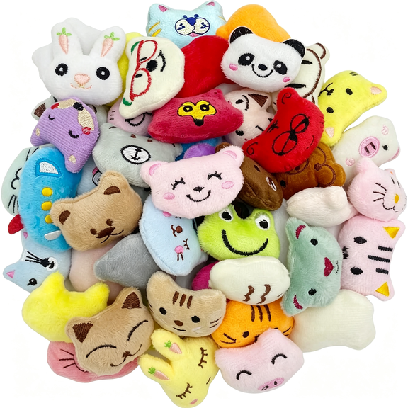 CYFW 50 Pcs Random Mini Stuffed Animal Plush Toys Set, Cute Small Stuffed Toy for Classroom Treasure Box Toys Prize Party Favors, for Claw Machine Prizes Goodie Bag Filler Carnival Birthday Party