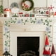 thumbnail image 4 of Adornos navideños de ratán de plástico de 1,8 metros con flores, planta verde de ratán con borde blanco, decoración navideña hecha a mano de ratán, decoración de Halloween de ratán, decoración de otoñ, 4 of 6
