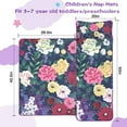 thumbnail image 5 of Pioneer Flower Floral Print Pattern Toddler Nap Mats for Kids Preschool,Sleeping Mat Bag or Kids,Toddler Sleeping Bag,Toddler Nap Mat or Daycare, 5 of 6