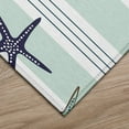 thumbnail image 2 of Addison Rugs Indoor/ Outdoor Surfside Starfish Stripes Washable Rug New Seaglass - 5' x 7'6", 2 of 5