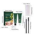 thumbnail image 2 of Lenkho Eyelash & Eyebrow Dye Kit, Waterproof Long-Lasting Eyebrow Tint with Olive Oil, Semi-Permanent Brow Color Cream for Fuller, Natural Brows & Lashes, Eyebrow Tinting Kit with Tools, 2 of 6