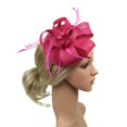 thumbnail image 3 of Retro For Horse Racing Hair Accessories Cap Flower For Dance Hairpin Top Hat Headband Headwear ROYAL BLUE, 3 of 7