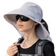 thumbnail image 1 of Top Sombrero para el sol para hombre y mujer, gorra de jardinería de ala ancha enrollable con solapa para el cuello, 1 of 5