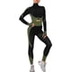 thumbnail image 1 of Ropa, calzado, etc. y complementos Ropa deportiva de entrenamiento para mujer Leggings de cintura alta de 2 piezas y top corto de manga larga Ropa deportiva de yoga con cremallera frontal Zhivalor LRWJ007-2, 1 of 4