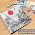 thumbnail image 4 of FORMRS 3 Ring Photo Album 4"x6" Self Adhesive Large Capacity PU Leather Cover, White Streets, 4 of 8