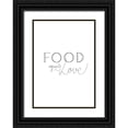 thumbnail image 1 of Artographie Studio 18x24 Black Ornate Wood Framed with Double Matting Museum Art Print Titled - Food is Love, 1 of 4