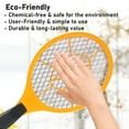 thumbnail image 7 of DESIGNICE 2 PC Electric Fly Swatter Bug Zapper Racket - 3000V Mosquito Killer with LED Light,Safety Mesh - Indoor/Outdoor,Battery Operated & Child-Safe,Size-S, 7 of 7