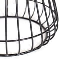thumbnail image 6 of MH London Melody Solid Mango Wood Round End Table with Metal Wire Base, Modern Accent Side Table for Living Room or Bedroom, 20 in Height, Natural Top Gold Base, 6 of 15
