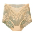 thumbnail image 2 of Zorckvet Womens Tummy Control Panties Plus Size Lace Underwear High Waist Breathable Briefs for Ladies, 2 of 3
