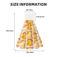 thumbnail image 3 of Gaeub Tasty Toasts Print Hand Towels with Hook,Hanging Tie Towels, Coral Velvet Dishtowels, for Bathroom Restroom Home Decor, 3 of 7