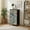 Color-3, variant on 4 Drawer Vertical Storage Dresser Abstract oriental floral Flower geometric ornamental with Wood Top Fabric Pull Drawers