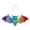 C, variant on AUDeals Halloween Decorations Colored Bat Window Wall Pendant Wall Art Decoration Halloween Hanging Ornament for Indoor Outdoor Decor Kitchen Garden Party Supplies 4.72*2.56 Inch