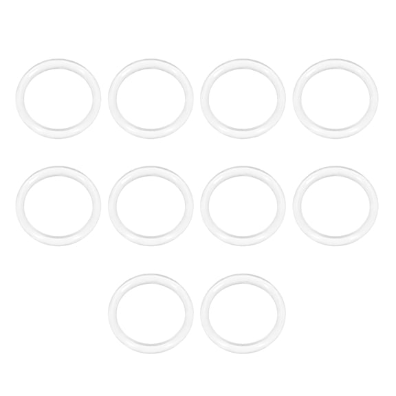Uxcell Silicone O-Rings, 15mm Inner Diameter, 19mm OD, 2mm Width Seal Gasket 10pcs