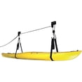 thumbnail image 2 of Kayak Storage Hoist - Overhead Pulley System with 125lb Capacity for Canoes, Bikes, Ladders, and More - for up to 12-Foot Ceilings, 2 of 9