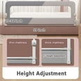 thumbnail image 6 of Toddler Bed Rails Grey, 59", 6 of 6
