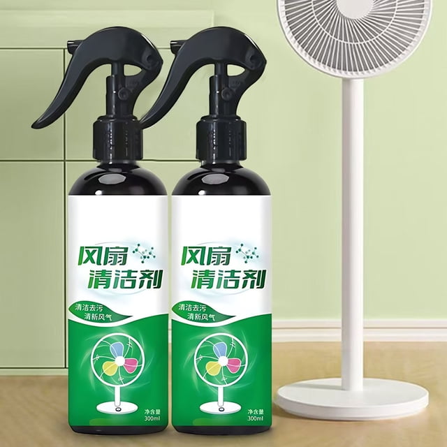 Xihbxyly Limpiador En Aerosol para Ventiladores, Potente Eliminador de Aceite y Polvo, No Requiere Desmontaje, Apto para Todo Tipo de Ventiladores, Fácil Mantenimiento, para Uso Doméstico y de Oficin