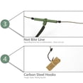 thumbnail image 4 of Carp Fishing Hair Rigs Sinker Cage Feeder Barbed Bait Holder Hook (40g), 4 of 9