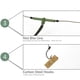 thumbnail image 4 of WDOplteas Carp Fishing Hair Rigs Sinker Cage Feeder Barbed Bait Holder Hook (40g), 4 of 9