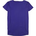 thumbnail image 2 of Eileen Fisher - Camiseta básica para mujer, color azul, pequeña, 2 of 2