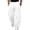 White #5, variant on WJOSBXT Wide Leg Sweatpants Mens Drawstring Baggy Pants 2026 Big and Tall Hiking Sweat Pants Straight Loose Fit Lounge Work Trousers with Pockets 2XL