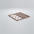 thumbnail image 4 of Ekena Millwork 7 3/8"W x 7 3/8"H x 1/4"T Extra Small Genoa Decorative Fretwork Wood Wall Panels, Red Oak, 4 of 18