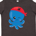 thumbnail image 4 of Inktastic Pirate Octopus, Cute Octopus, Little Octopus Boys or Girls Toddler T-Shirt, 4 of 5