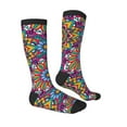 thumbnail image 4 of Lsque Mandala Printed Crew Socks Men's Women's LightWeight Thin Casual Calf Socks ,Knee High Socks,Cotton Socks, 4 of 9