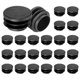 thumbnail image 1 of Uxcell 50 Paquete Tapones Plásticos Redondos, Inserciones de Tubo de Muebles de 1.4 Pulgadas para Postes de Tubo/Sillas/Tuberías Metálicas [Negro], 1 of 1
