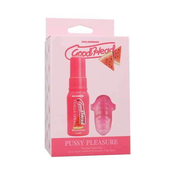 GoodHead Women's Pleasure Spray with Tounge Vibrator, Pink