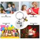 thumbnail image 4 of Lindo Feliz Llavero Anillo Acero Inoxidable Humor Regalo para Amigos Familia, 4 of 9