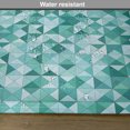 thumbnail image 6 of Ambesonne Geometric Place Mats Set of 4, Triangle Mosaic Shape, Standard Size, Teal Green, 6 of 6