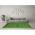 thumbnail image 3 of Ahgly Company Indoor Round Abstract Green Modern Area Rugs, 3' Round, 3 of 4