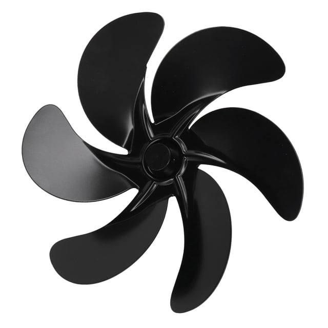 Pieza de aspa del ventilador de la estufa, ventilador de chimenea de 6 aspas Aspa del ventilador de la chimenea universal Reemplazo de la aspa del ventilador de la chimenea Características de vanguardia