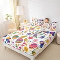 thumbnail image 4 of Erosebridal Easter Eggs Full Size Sheets for Kids, Groovy Flower Bed Sheets, 4pcs, 4 of 5