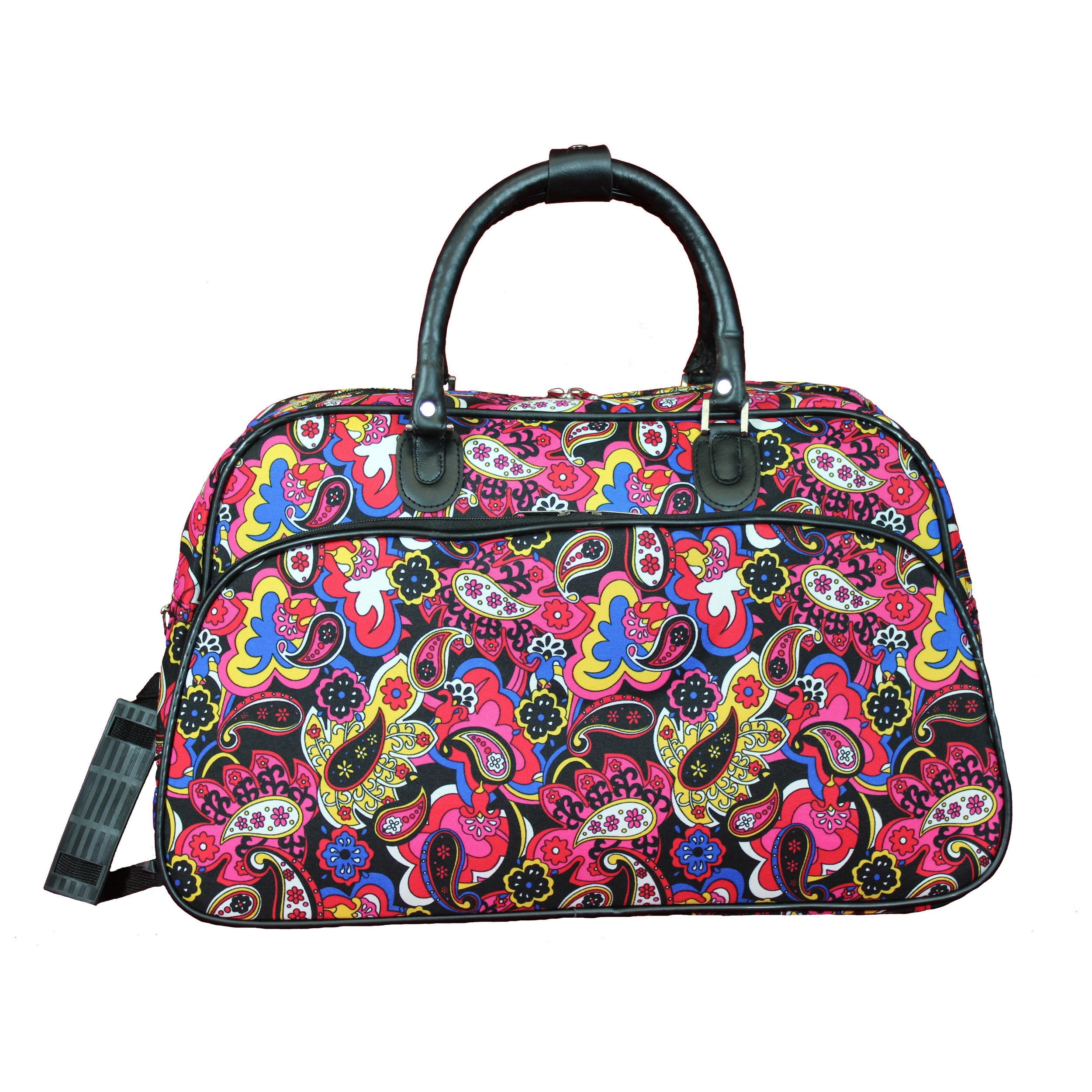 World Traveler 21-Inch Carry-On Shoulder Duffel Bag - Multicolor Paisley