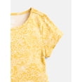 thumbnail image 3 of Wonder Nation Little Girls and Big Girls Play Dress with Short Sleeves, 2 Pack, Sizes XS-XXL, 3 of 3