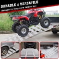 thumbnail image 6 of Riedhoff Aluminum Tri-Fold Ramp, 76 x 50", 1500 lb ATV Ramps, Easy To Install, Silver, 6 of 7