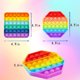 thumbnail image 2 of Push Pop Bubble Fidget, Popit Popper Popit?S It Popitz Figetget Sensory Popping It?S Popits Ansiedad Alivio del estrés Figut A Fidgetoys para niños Rainbow Mouse Unicornio (Corazón de mariposa rosa) Xemadio WMCH-247, 2 of 7