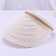 thumbnail image 6 of SikaFu Lace Empty Hat Ms. Summer Fashion Hollow Sun Hat Outdoor Sports Lace Sun Hat, 6 of 9