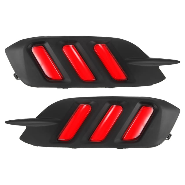 Trasero Parachoques Reflector Cola Luz Rojo Amarillo para Honda Civic 1 Par