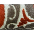 thumbnail image 3 of Thomas Collection Red Brown Taupe Velvet Designer Throw Pillow - 11050, 3 of 5
