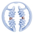thumbnail image 4 of Rodillo de , rodillo muscular de 8 ruedas, versátil, portátil, de mano, para entrenamiento, abrazadera circular para piernas, herramienta de Azul, 4 of 8