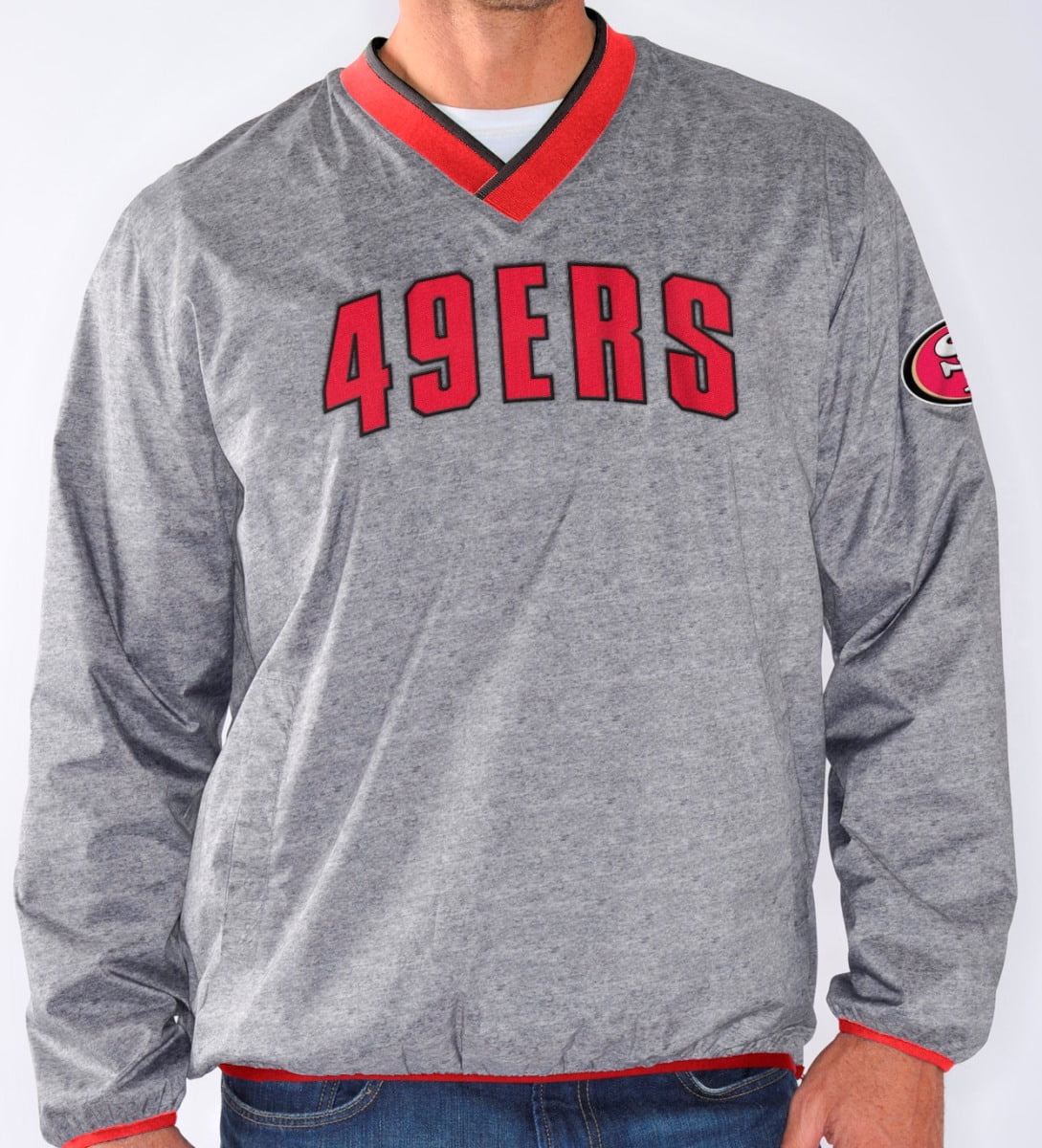 San Francisco 49ers NFL G-III "Coin Toss" Wordmark Pullover Embroidered Jacket by G-III Sports