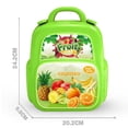 thumbnail image 3 of Juego de simulación portátil Zulema Herramientas de maleta de aprendizaje Transformable y Frutas, 3 of 8