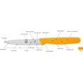 thumbnail image 3 of ICEL 4-inch Straight Paring Knife, Yellow Handle by Icel, 3 of 5
