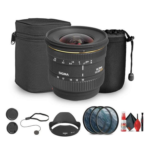 Sigma Objectif 10-20mm f/4-5.6D EX DC pour Sony A Bundle