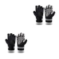 thumbnail image 1 of Jumpingount 2 uds guantes de ciclismo guantes de silicona antideslizantes para los dedos medio cómodo entrenamiento guante de entrenamiento S 2piezas, 1 of 6