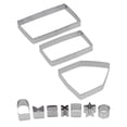 thumbnail image 3 of Cutter, Washable Christmas DIY House  10Pcs/Set Silver Baking   For Kitchen For Children For Cake Shop For Adults, 3 of 8