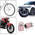 thumbnail image 4 of Valve Cap, Stylish Crystal Paw Tire Dust Cap, Auto Parts Pink, 4 of 7