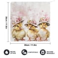 thumbnail image 2 of Yellow Duck with Flowers on Head Towels for Bathroom, Kitchen, Gym, Towels, Soft, Highly Absorbent, Hanging Towel with Hanging Eyelet, 2 of 8